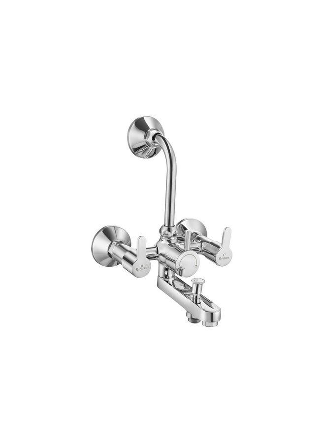 Parryware باريوير (T4617a1) خلاط حائط 3 في 1 كلاريت، فضي - Image 1