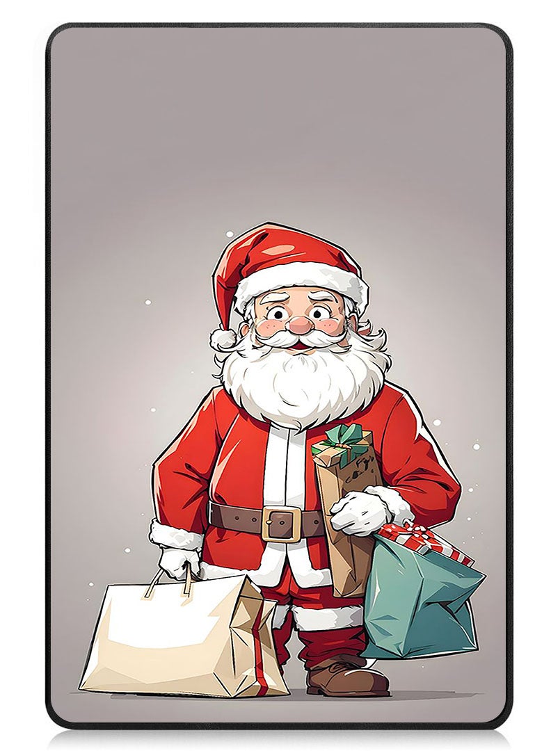 Theodor Protective Flip Case For Oppo Pad Air 2 With Trifold Stand Auto Wake Sleep Shockproof Cover Santa - Image 1