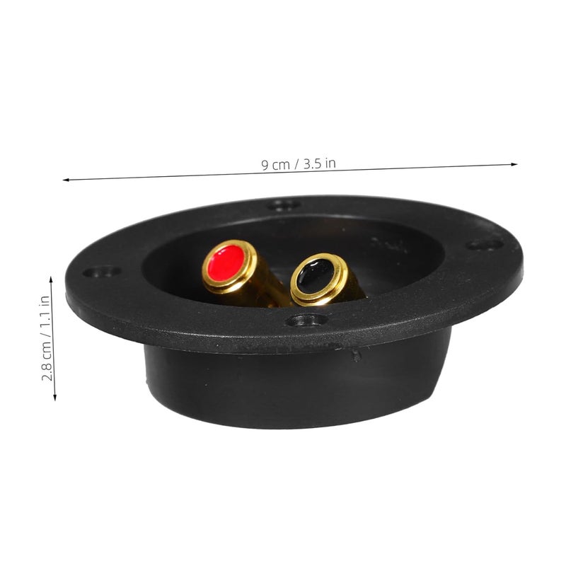 Hardness boosted processed substance Homoyoyo Round Speaker Box: Terminal Binding Posts Speaker Terminal Cup DIY Audio Connector for Stereo Subwoofer Audio Projects 62mm Diameter Hole Affordable fast purchase options Priority based order prep Multi-budget available picks Protective coating Multi-use well-engineered build Easy store & transit build Freeze crack proof Hot & cold climate compatible All-round applied quality Strong durable raw material Ready-to-ship local stock Regional distribution available Regular scheduled transit Demand fit global economical quality Surface safe All-item unified delivery Changing environment compatible Flexible varied design Medium weight Cost effective global grade quality Globally engineered build Diverse purchase options Multi stock guarantee supply Long lasting universal build - Image 2