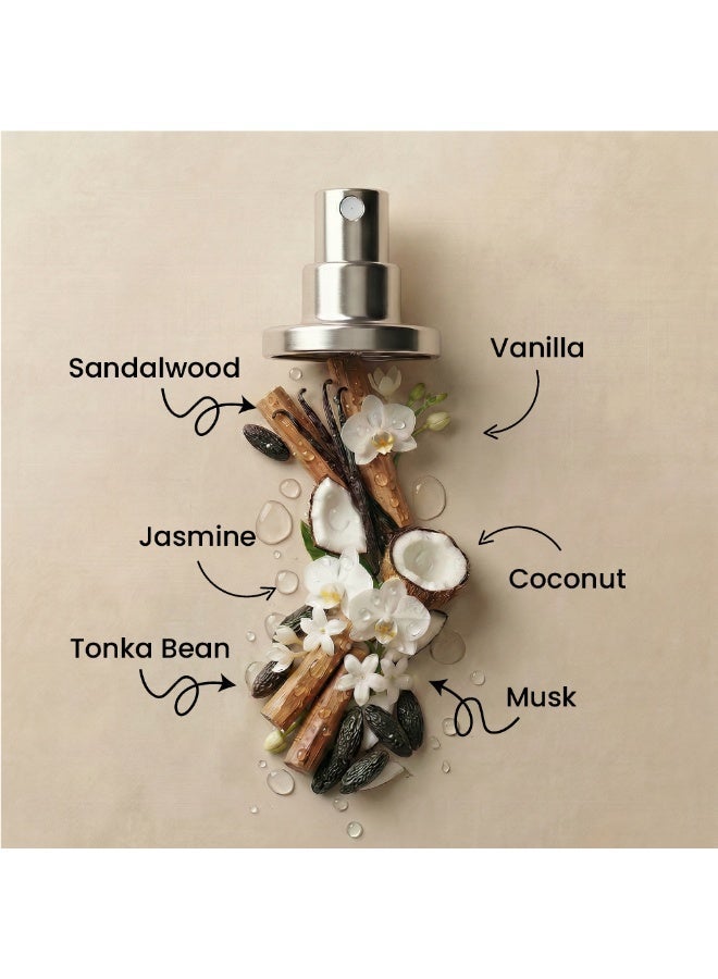 MOOD Warm Vanilla Body Splash 220ML - Image 2