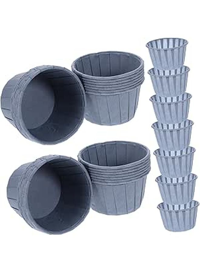 High Temperature Resistant Greaseproof Paper Muffin Liners 100 Pieces Baking Cups for Cupcakes - Image 1