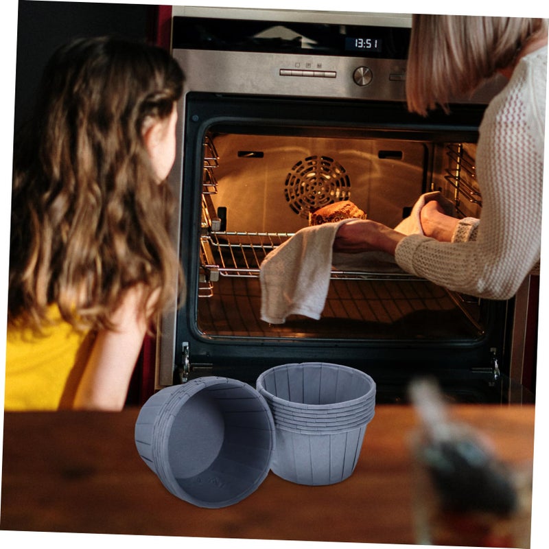 High Temperature Resistant Greaseproof Paper Muffin Liners 100 Pieces Baking Cups for Cupcakes - Image 4