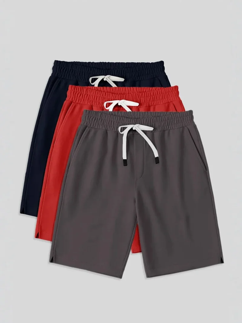 تومي لايف TOMMY Men's Cotton-Blend Jersey Shorts