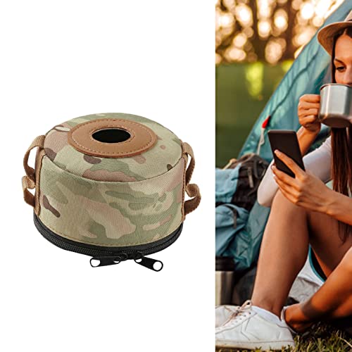 Plplaaoo Gas Canister Cover – Oxford Cloth Fuel Cylinder Case with Reinforced Stitching, Portable Gas Tank Protective Pouch for Camping, Hiking & Outdoor Cooking - Image 3