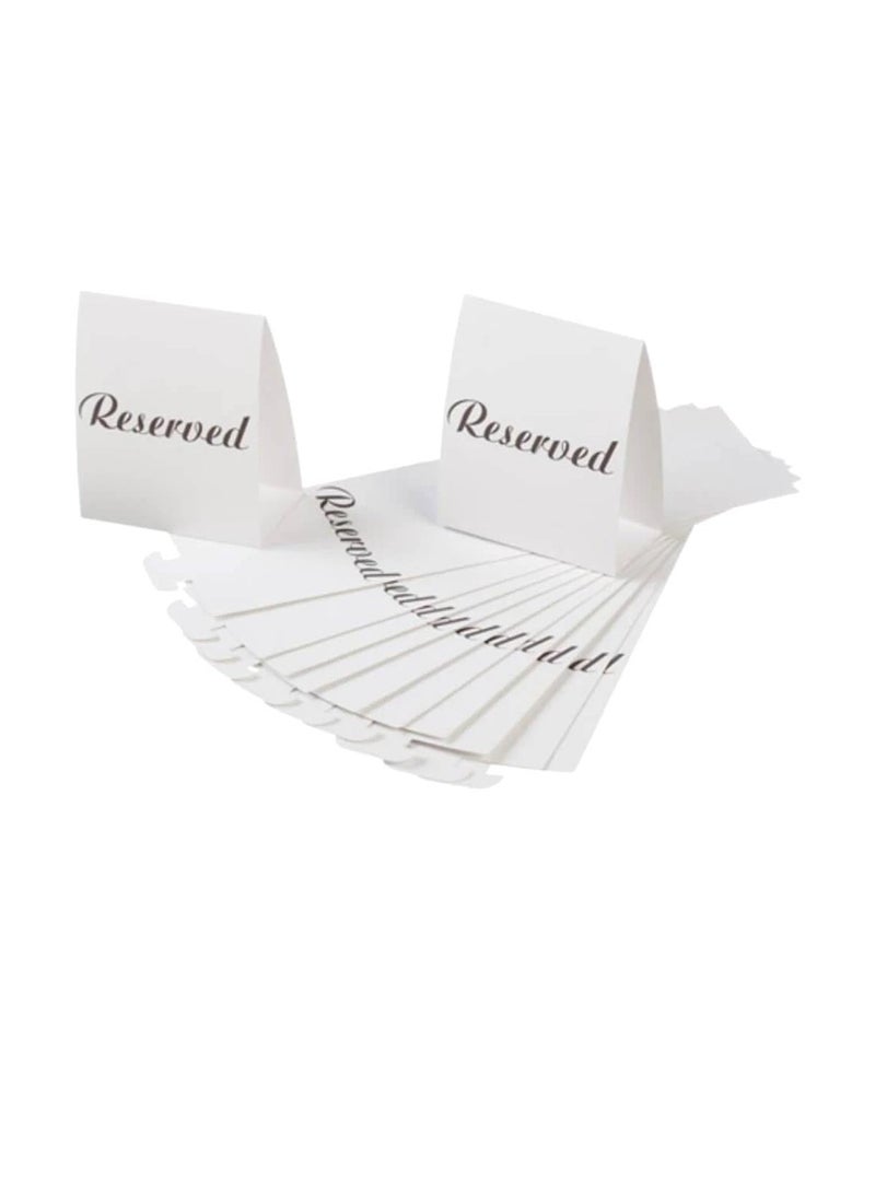 علامات الجدول محجوزة باللون الأبيض 5 × 5 × 2.25 بوصة - Image 2