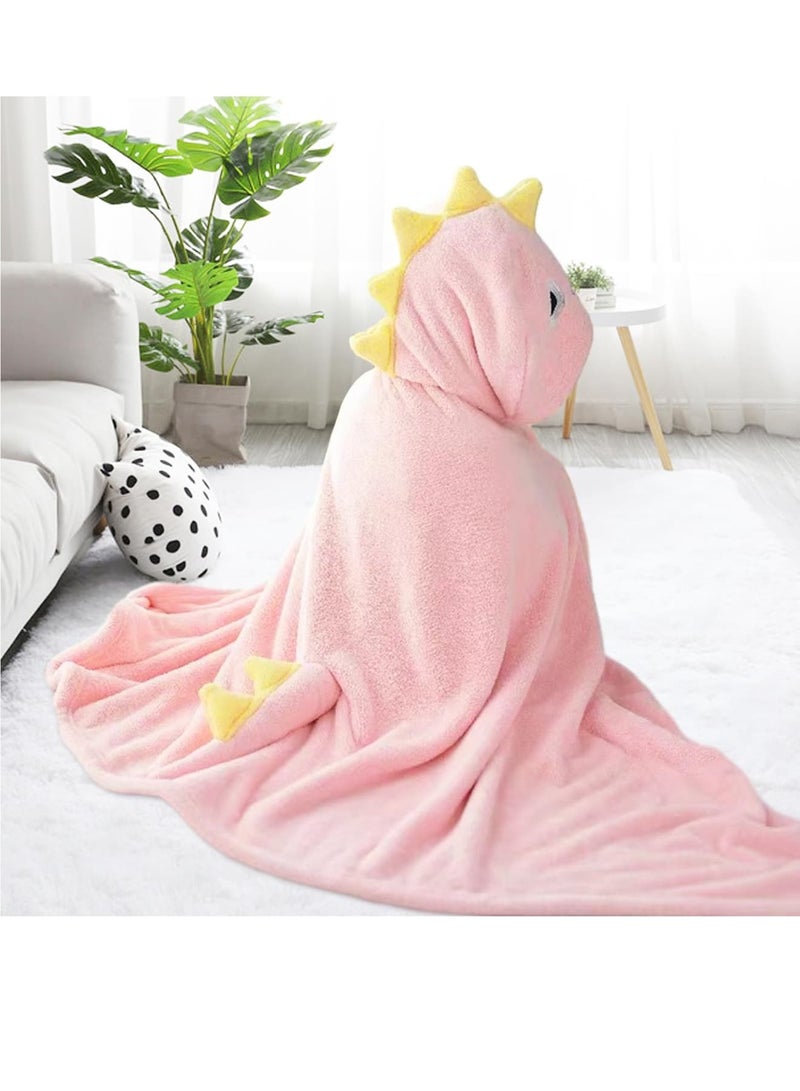 Zikra Kids Hooded Bath Towels Beach Towel Girls Boys Soft Swim Pool Cover Up Super Absorbent Cute Cartoon Animal - Image 2