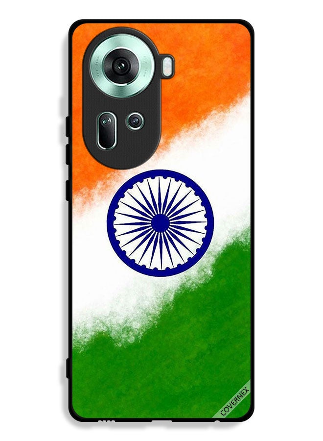 Covernex Oppo Reno11 5G Protective Case Cover India Flag - Image 1