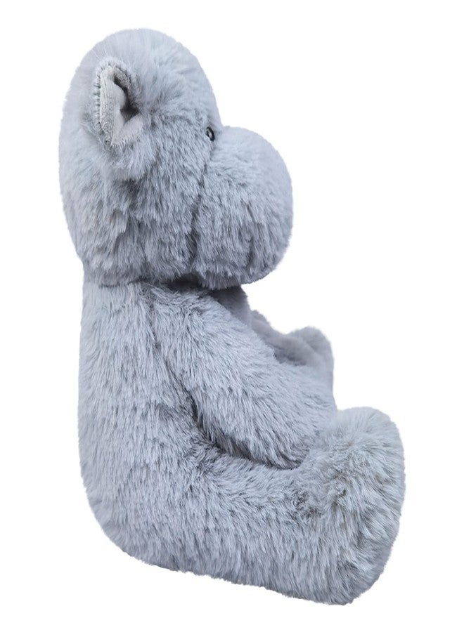 Doindute Gray Plush Hippo Stuffed Animal Toy, Soft Cuddly Plushie Hugger Toy for Boys & Girls, Gifts for Kids or Girlfriend, 8.5 Inches - Image 3