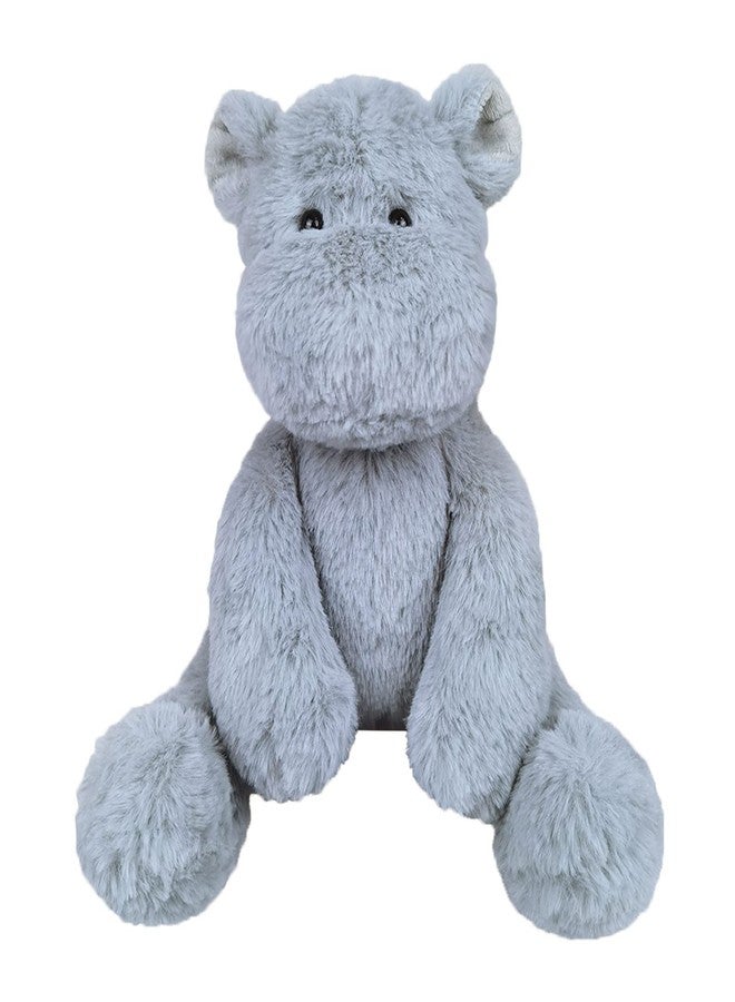 Doindute Gray Plush Hippo Stuffed Animal Toy, Soft Cuddly Plushie Hugger Toy for Boys & Girls, Gifts for Kids or Girlfriend, 8.5 Inches - Image 1