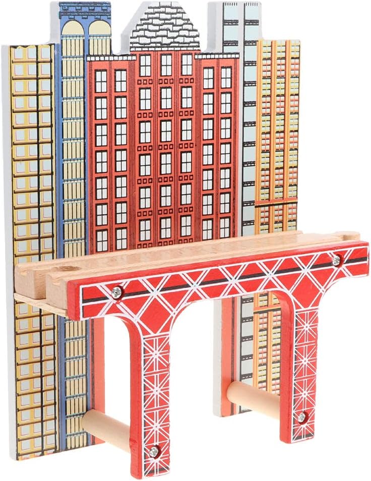 klarakoDIY Building Track Accessories for Wooden Train Railway klarakoCompatible with All Major Toy Train Brands, Kids Birthday Gift, Early Childhood Development klarakoViaduct, as described - Image 5