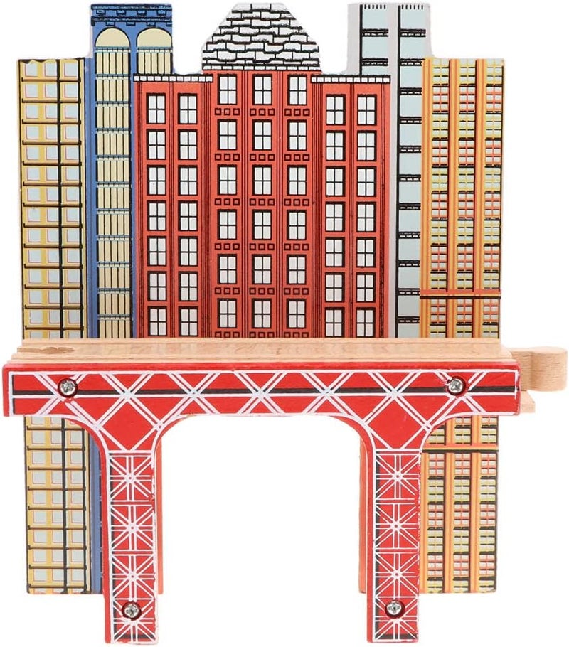 klarakoDIY Building Track Accessories for Wooden Train Railway klarakoCompatible with All Major Toy Train Brands, Kids Birthday Gift, Early Childhood Development klarakoViaduct, as described - Image 3