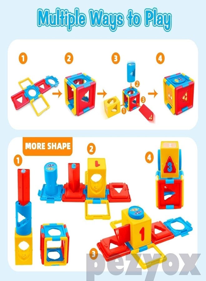 PEZYOX Shape Sorter, Baby Activity Logic Cube, Infant Developmental Educational Learning Toys for 1 Year Old Kids - Image 2