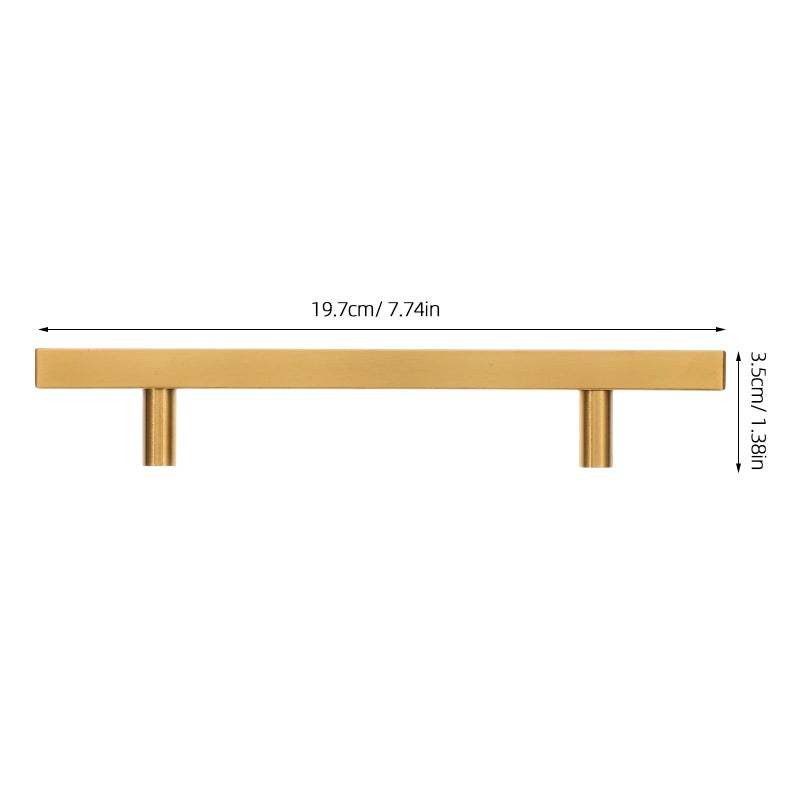 5Pcs 128mm Gold Kitchen Cabinet Handles Set Metal Drawer Pulls For Wardrobe Furniture Hardware - Image 3