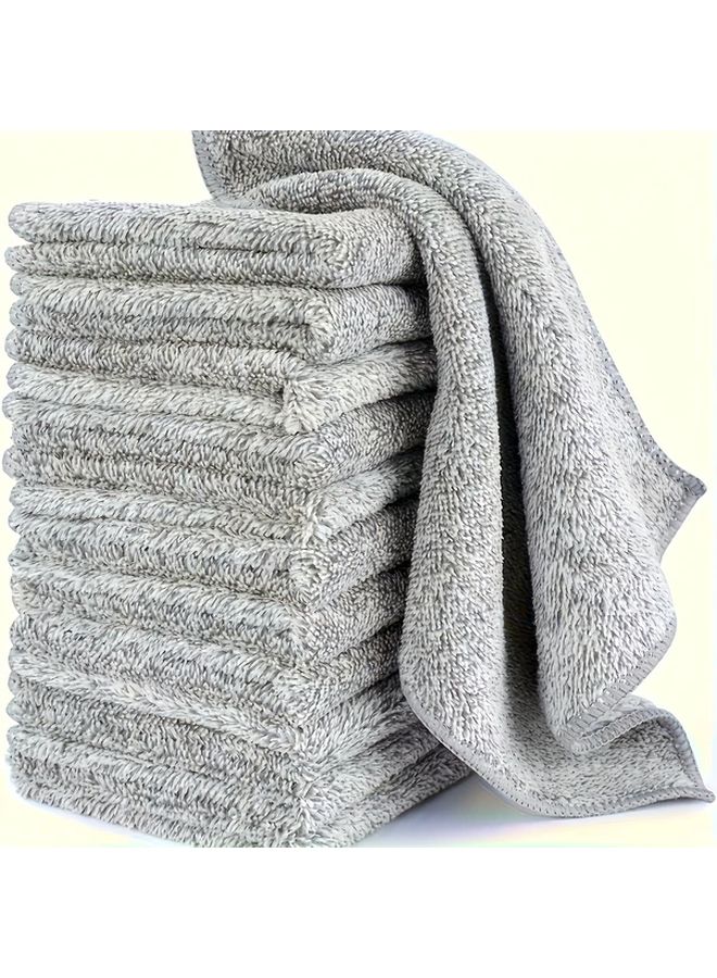 Thickened Dishwashing Cloth 20pcs Multi Purpose Cleaning Rag for Home Use No Residue Car Cleaning Lint Free Glass Highly Absorbent Durable Cleaning Tool - Image 1