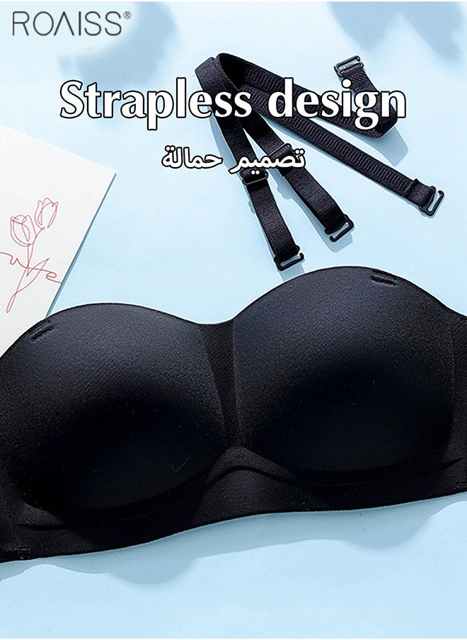 Women's Strapless Invisible Bra 2-Piece Detachable Shoulder Strap Thin Anti Slip Breathable Dress Bra - pzsku/ZE5A7B89638583EFF549CZ/45/_/1694669950/5c25bc78-7526-4a29-bd06-34cd88718157