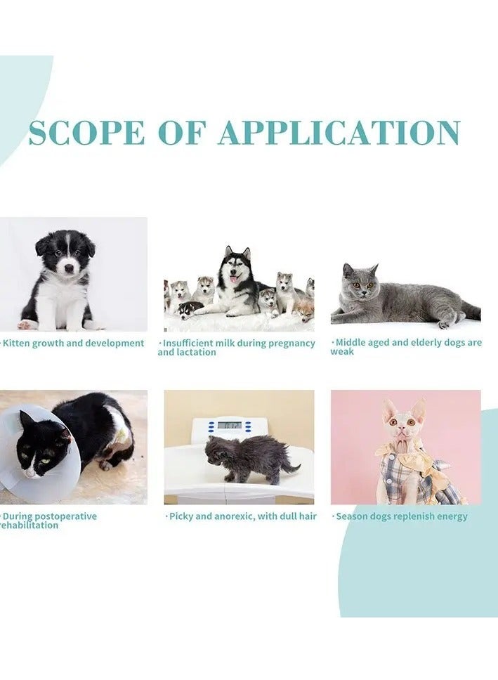 بايولاين أقراص الكالسيوم من حليب الماعز من بيولين 160 قرص - مناسب للكلاب والقطط من جميع الأعمار [الوزن - 250 جم، العدد - 160] - Image 3