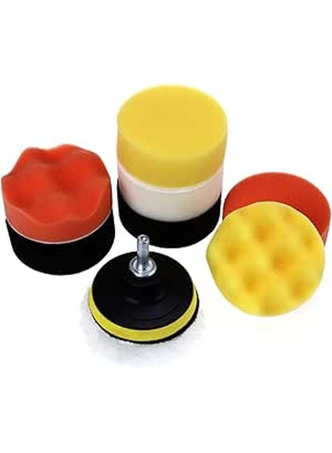 Professional Car Polishing Kit 10Pcs Buffing Disc Set Wool Pad Waxing Sealing - Image 1