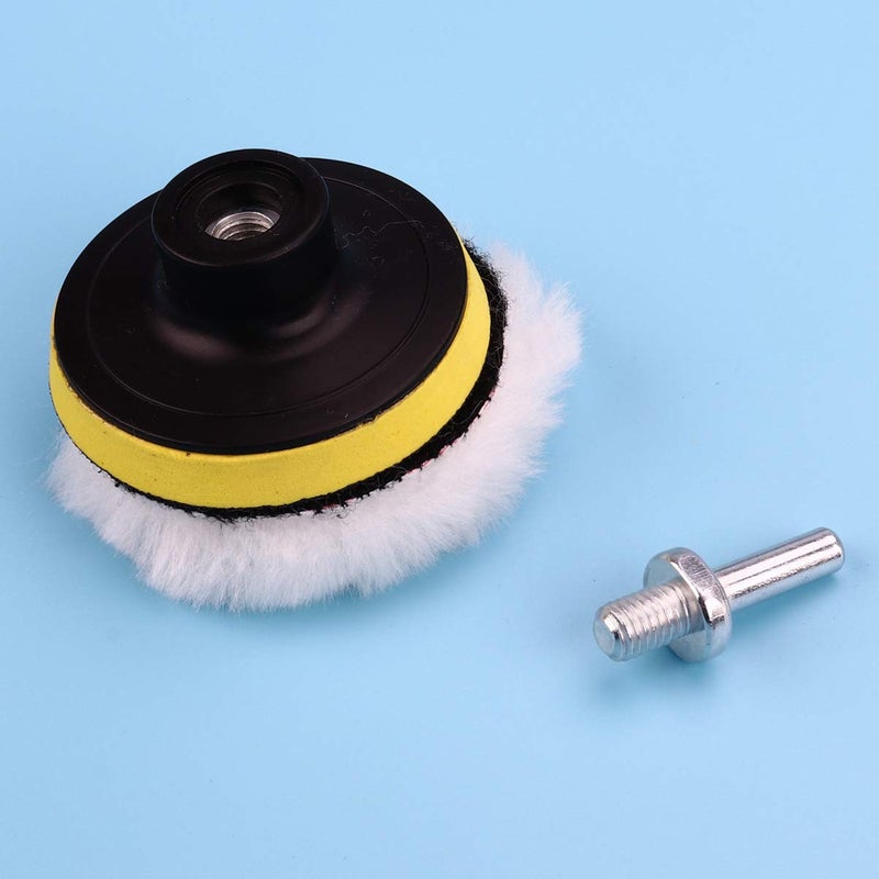 Professional Car Polishing Kit 10Pcs Buffing Disc Set Wool Pad Waxing Sealing - Image 4