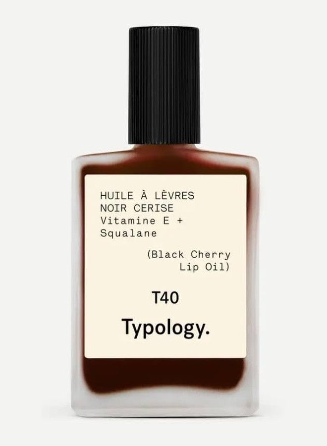 Typology Tinted Lip Oil - Black Cherry & Complimentary Premium Korean BlueBerry Sheet Masque - Image 1
