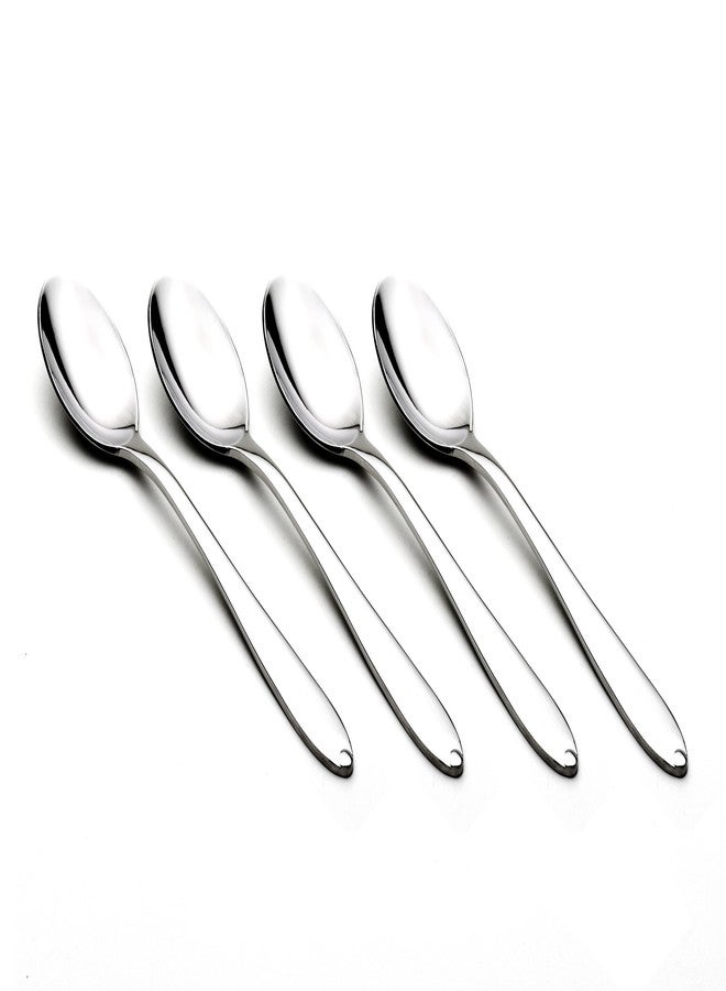 Cuisinox Alpha Pattern Stainless Steel Silverware Spoons Set, 4-Piece Teaspoons - Image 2