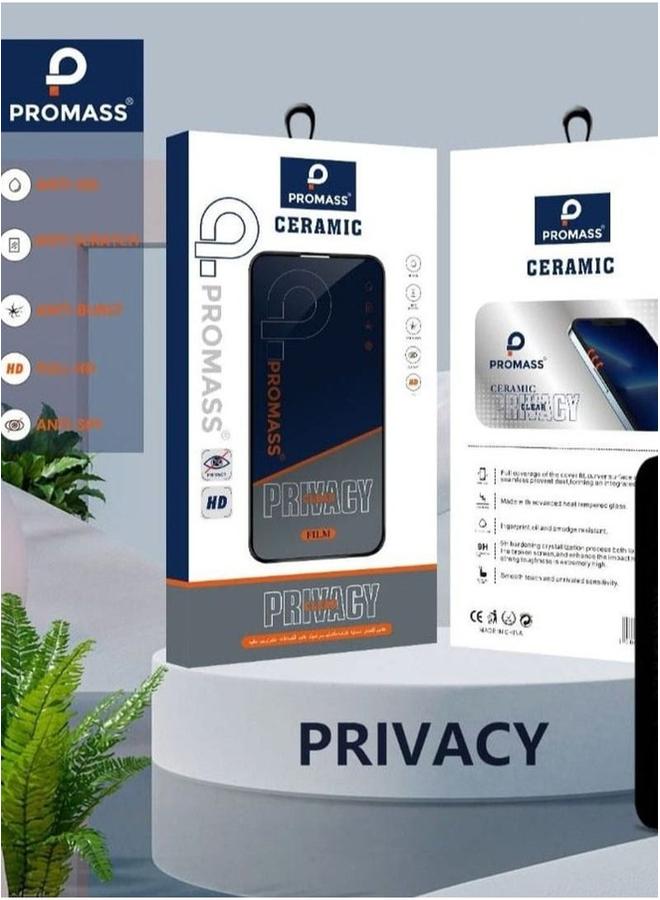 PROMASS Screen Protector Nano Glossy Privacy Protection for iPhone 13 PRO - Image 1