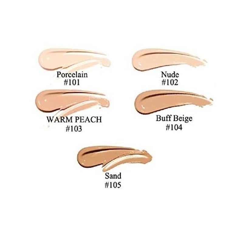 WFWJ PHOERA Foundation,Soft Matte Full Coverage Liquid Foundation,Makeup Brighten Highlighting,Matte Oil Control Facial Concealer Foundation for Women Girls (104 Buff Beige) - Image 2