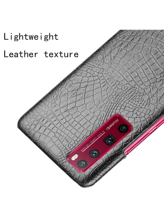S-TOP Case For Huawei Nova 7 Pro Shockproof Crocodile Texture PC + PU Case - Image 4