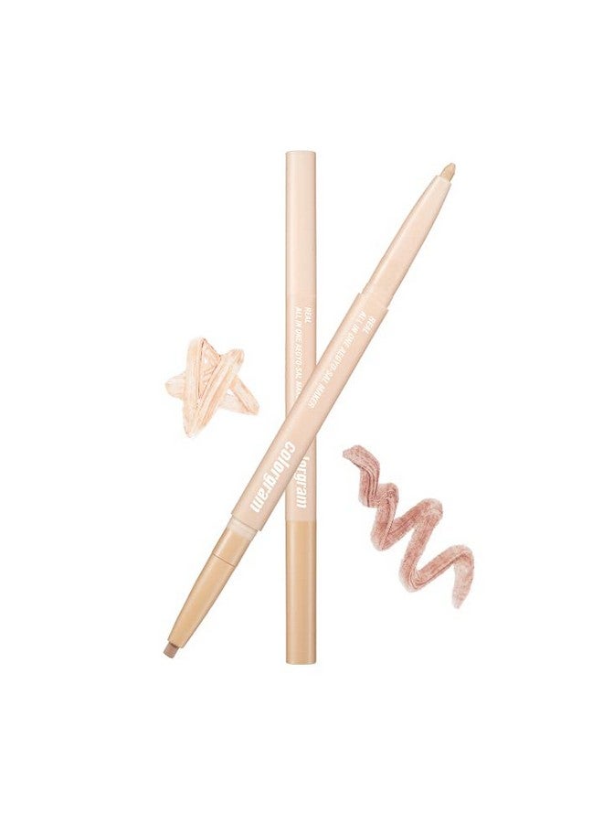 COLORGRAM Under Eye Highlighter Stick 03 Real Tone | Silky-Smooth Long-Lasting Highlighter & Contouring Stick for Smudge-Proof, Shining Daily Makeup | K-Beauty Face Highlighters & Luminizers - Image 1