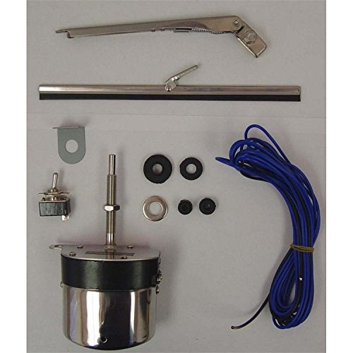 Omix-Ada | 19101.03 | Windshield Wiper Motor Kit, 12 Volt, Stainless Steel | OE Reference: 12V-ST | Fits 1955-1971 Willys - Image 2