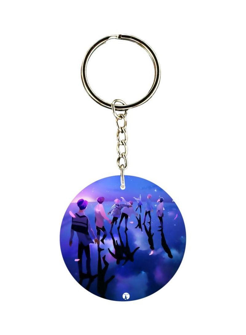RKN Friends Printed Keychain