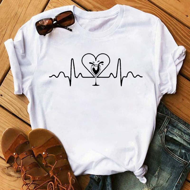 [Send On The Same Day] Supply T-Shirt Printed T-Shirt Women'S Short-Sleeved Women'S Clothing - Image 1