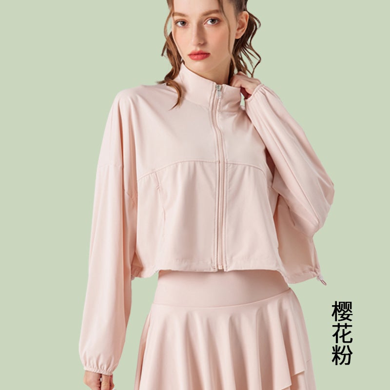Generic Spring Summer UV Protection Cooling Sports Jacket Sakura Powder