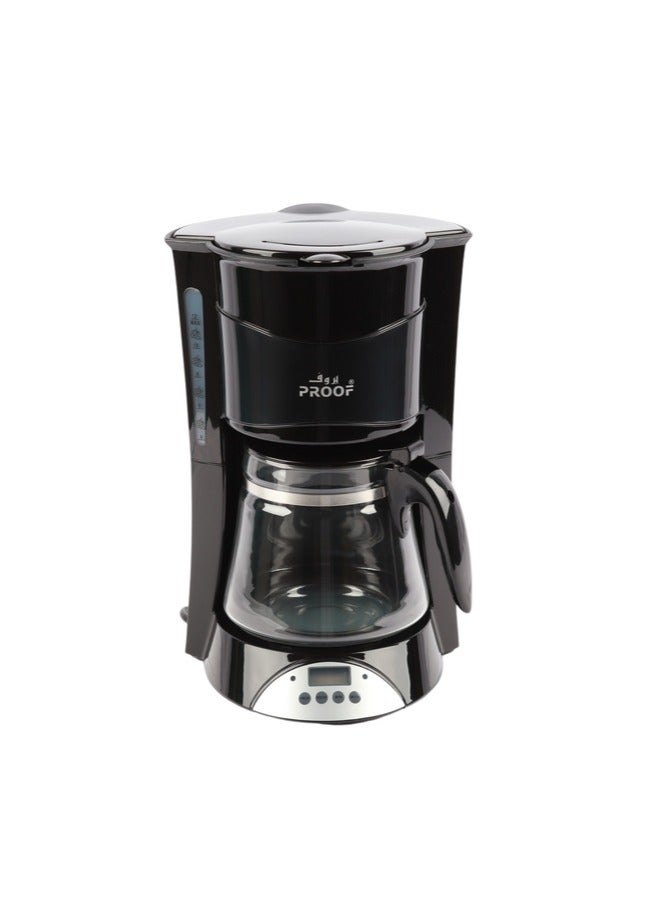 برووف ماكينة صنع القهوة من بروف 600 مل 800 واط أسود - Image 1
