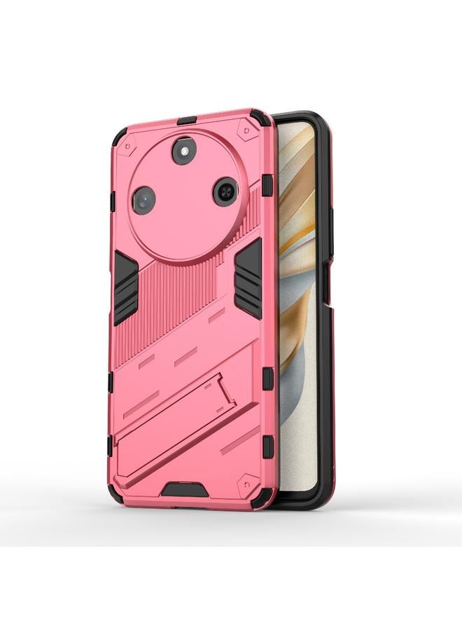 اس-توب جراب لهاتف Honor X60 5G Punk Armor 2 في 1 PC + جراب هاتف TPU مع حامل - Image 1