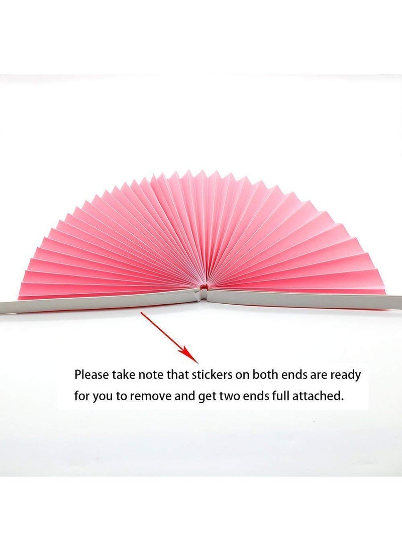 Sage Square Sage Square Paper Fan Party Decoration Set for Baby Shower Photo Booth Wedding Birthday Party Pack of 6 Pink  - Image 4