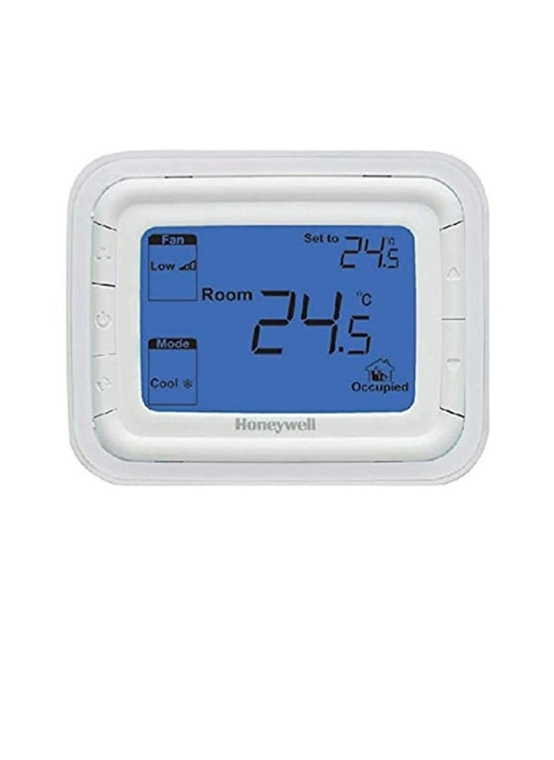 Honeywell - Honeywell Home T6861H2WB-M Fan Coil On/off Thermostat, Blue Backlight - 230VAC - Image 1
