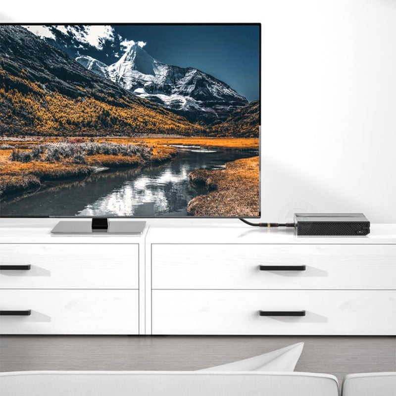 5m Black Straight Head Subwoofer Music Extension Cable Male to Female Gold Plate Connectors - Image 4