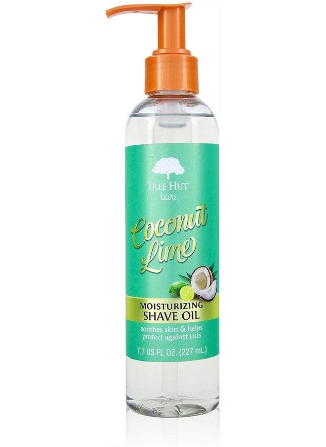 Tree Hut bare Moisturizing Shave Oil, Basic, Coconut-Lime, 7.7 Fl Oz  - Image 1