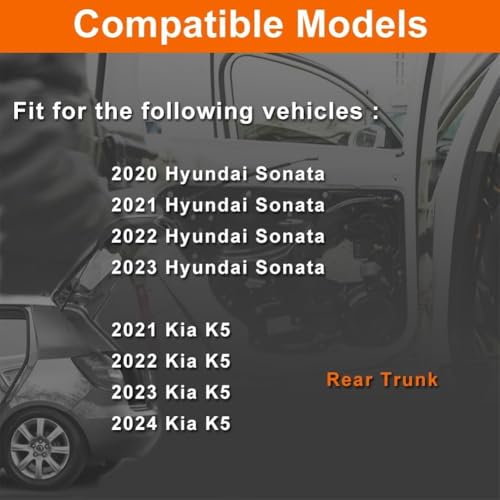 VEELECP Trunk Lock Lacth Compatible with 2020-2023 Sonata, 2021-2024 K5 - Image 4