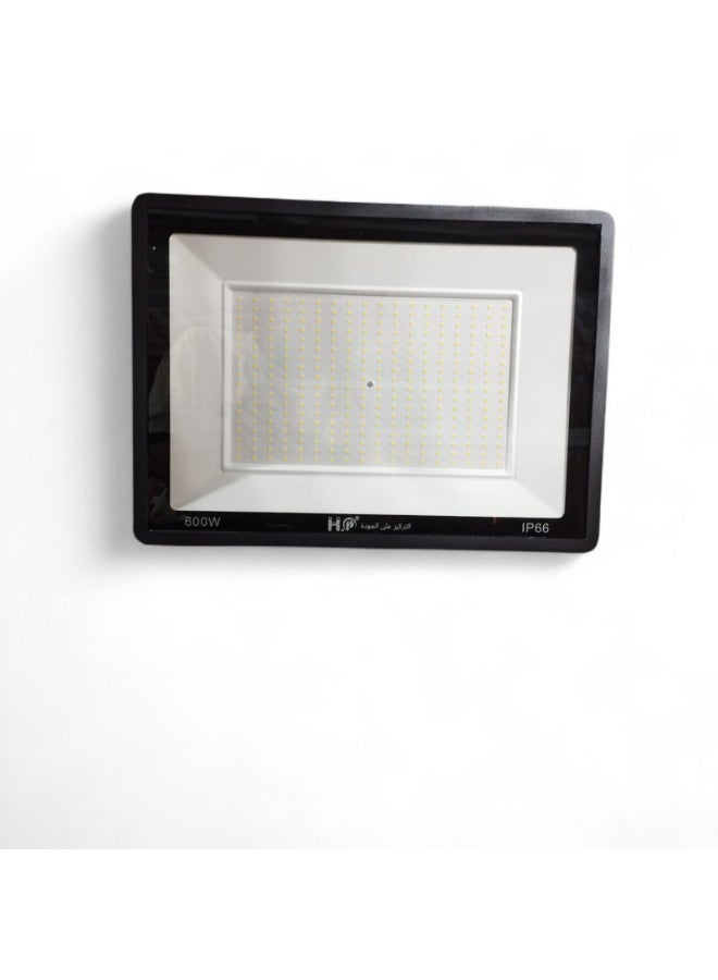 HP كشاف LED خارجي عالي الأداء 600 واط - مقاوم للماء IP66 - إضاءة بيضاء قوية لتغطية واسعة - مثالي للحدائق والمواقف والمستودعات - Image 1