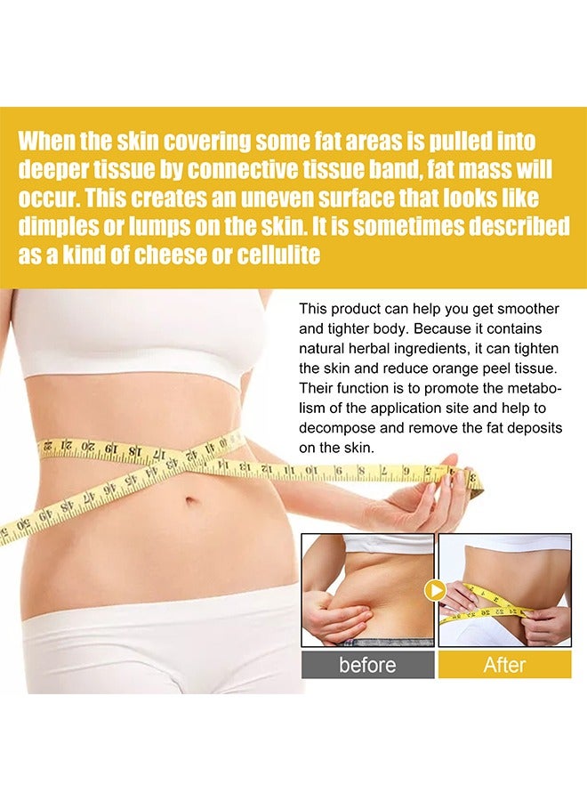 Jaysuing Natural Skin-tightening Body Oil - Anti Cellulite Body Slimming Essential Oil Anti Cellulite Firm and Tighten Skin Nourish Skin Body Slim Oil with Natural Ingredients 100ml - Image 4