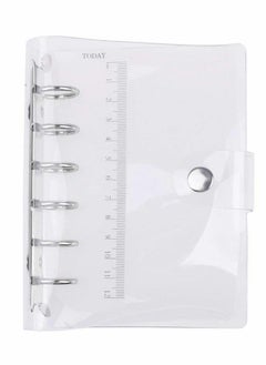 SYOSI Notebook Binder A6 PVC Notepad Sheet Shell Cover File Folder 6 Holes Binder DIY  - Image 1