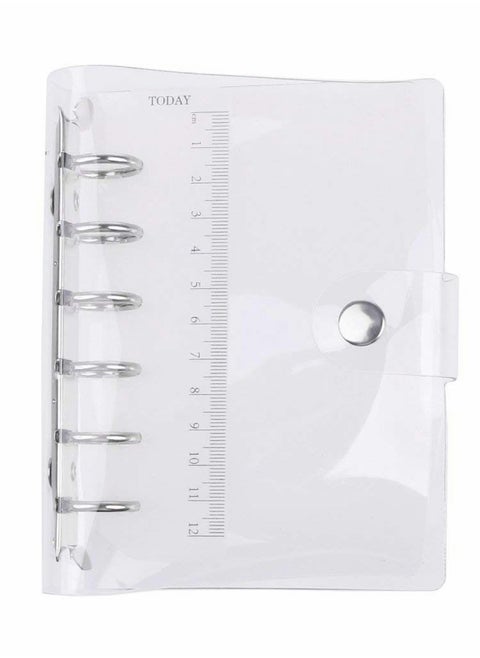 Notebook Binder A6 PVC Notepad Sheet Shell Cover File Folder 6 Holes Binder DIY