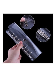 SYOSI Notebook Binder A6 PVC Notepad Sheet Shell Cover File Folder 6 Holes Binder DIY  - Image 2