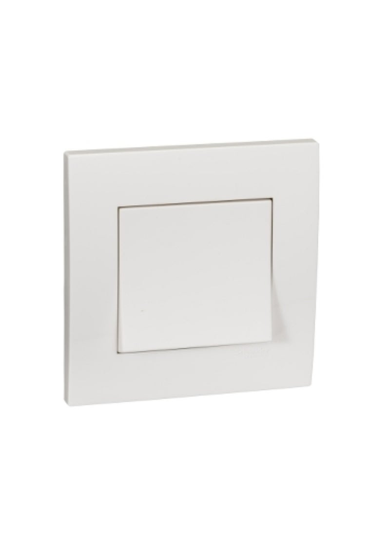 Schneider Electric Schneider Electric Vivace 10A 250V 1G Bell Press Switch withoutmarking,White - KB31BP_WE 