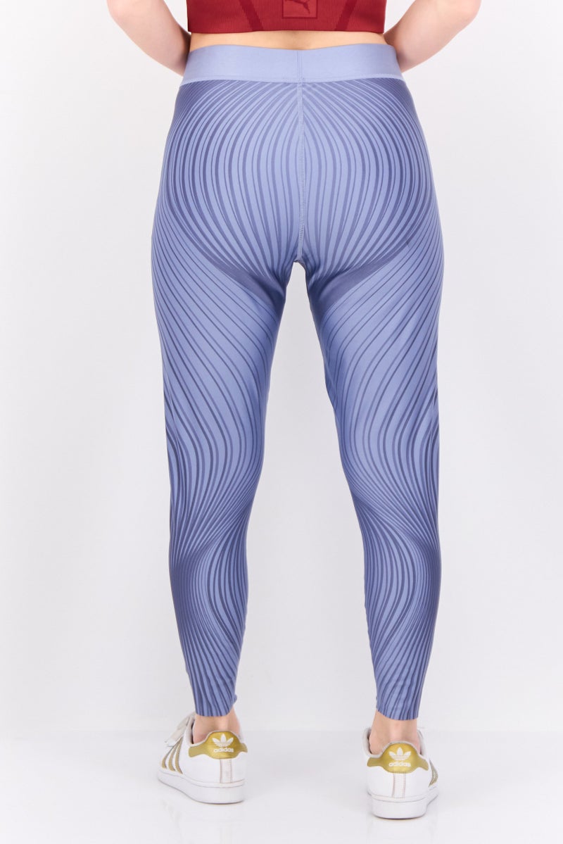 PUMA Women Sportswear Fit Training Leggings, Slate Blue/Grey - Image 4