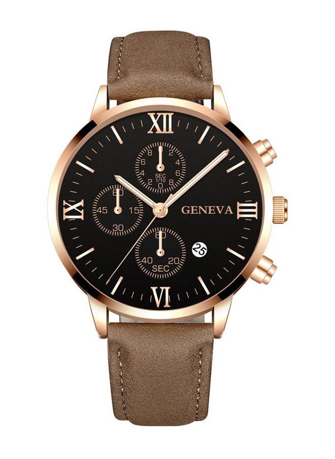 Geneva Men's Fashion Style Quartz Analog Watch  - Image 1