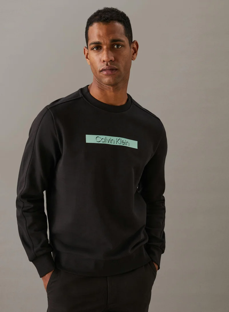 CALVIN KLEIN Cut Out Shadow Logo Sweatshirt