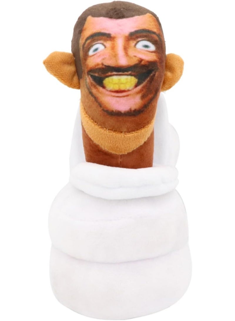 23CM Skibidi Toilet Plush Speakerman Cameraman Plushies Toys Toy Stuffed Animal Plushie Doll Stuffed Plushie Doll Toys Collectible Gifts For Kids Fans (A Skibidi Toilet) - Image 1
