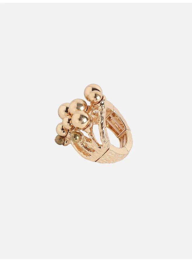 SOHI Cluster Ball Artificial Cocktail Ring Jewellery
